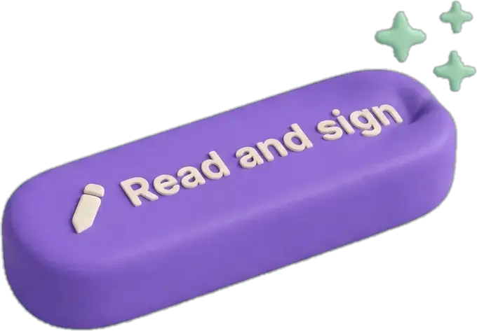 The Read and sign button